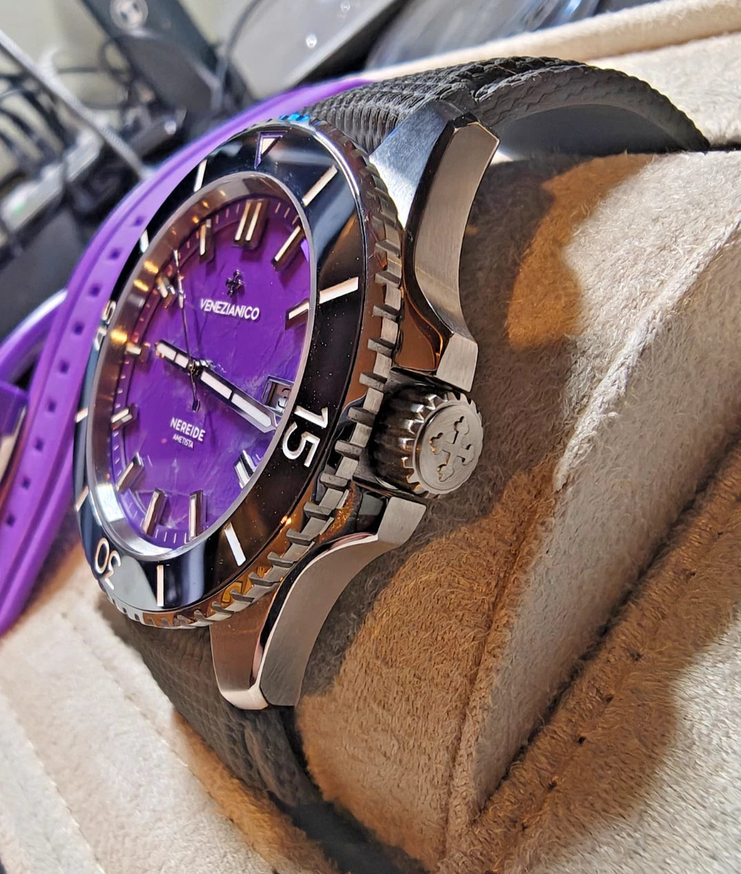 VENEZIANICO Nereide Ametista 4521545 Stone dial - extra strap