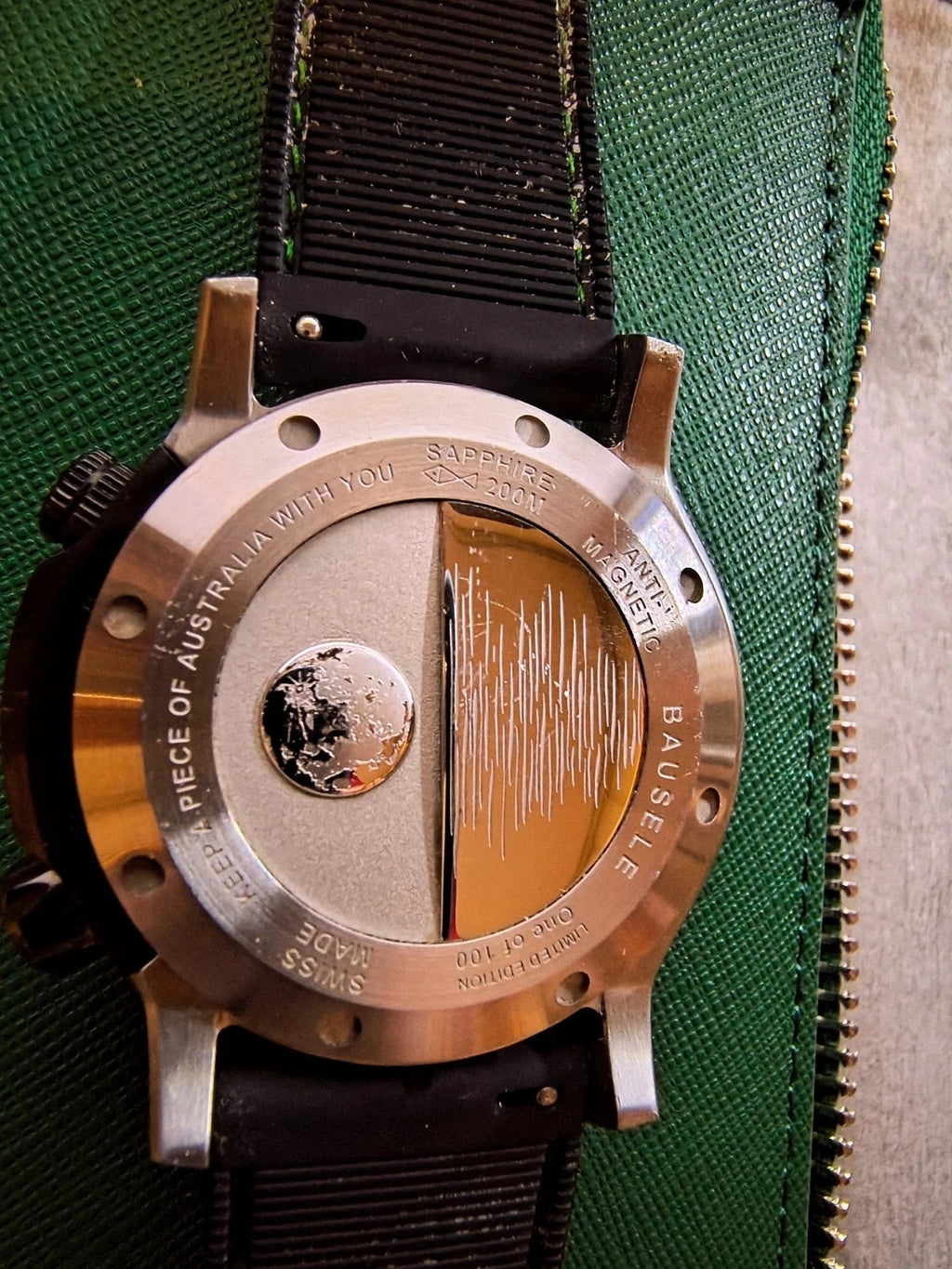 Bausele Ocean moon Men's Automatic RARE Limited Edition 0ne of 100