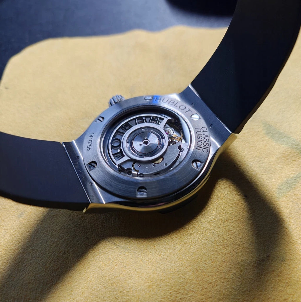 HUBLOT Classic Fusion GREY DIAL Titanium 565.NX.1470.RX 38mm w/Box +Extra straps
